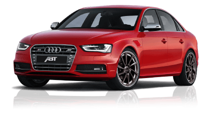 Red Audi Car